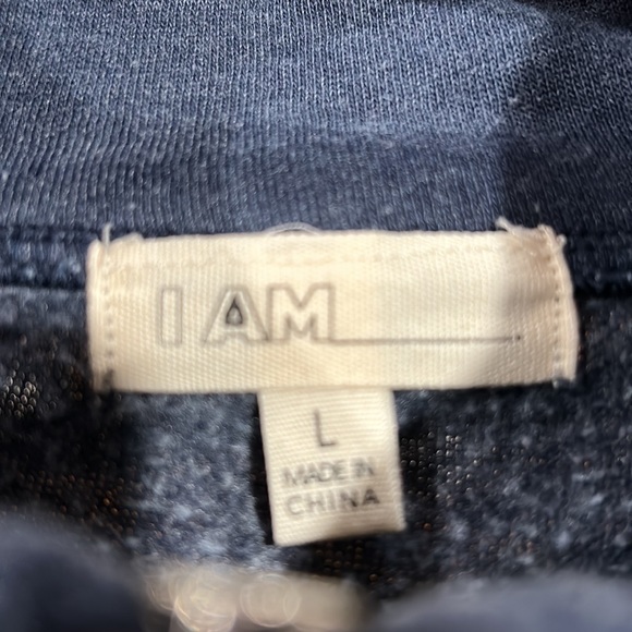 NWT I Am brand. Sweater crop top. Girls junior large. Dark blue. - Picture 2 of 6